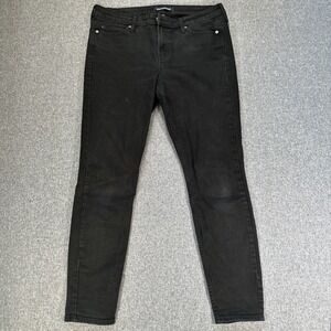 Calvin Klein Jeans Mens 31x30 Black Slim Fit Stretch Denim Pants CK Casual